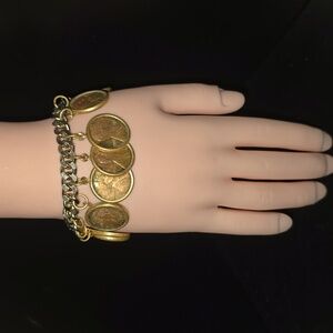 Vintage WHEAT PENNY Braclet, Various Years,1951,34,57,46,45 Ect!